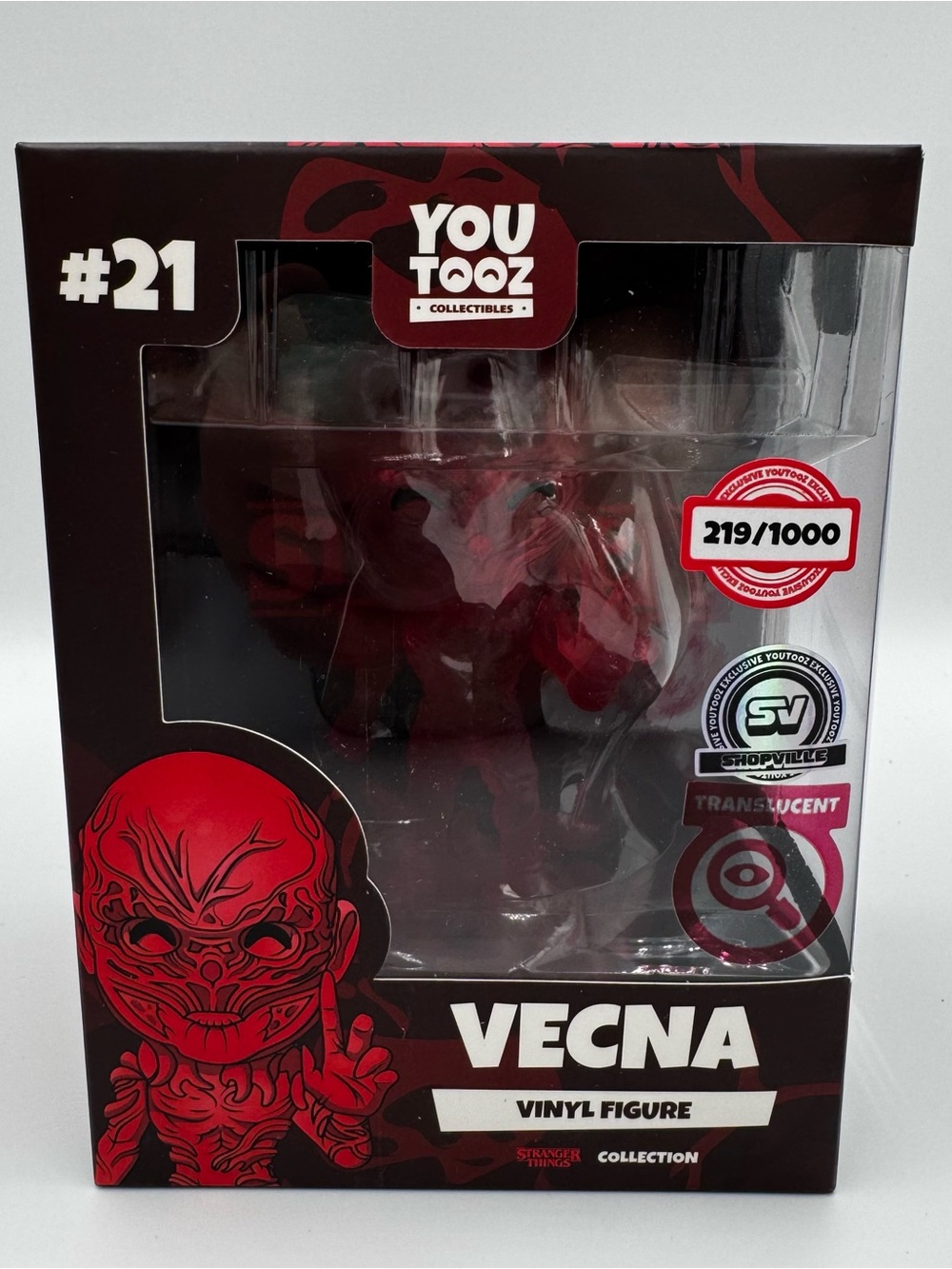 Youtooz x Shopville Exclusive: Stranger Things - Red Translucent Vecna - NWT!